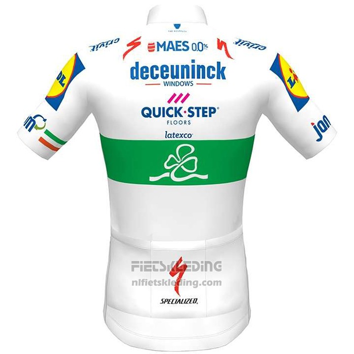 2020 Fietskleding Deceuninck Quick Step Kampioen Ierland Korte Mouwen en Koersbroek